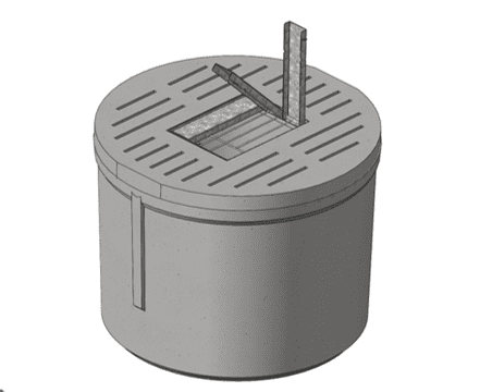 Precast Concrete - 11000 litre Tank - Agri Tank - Agricultural - Slatted Lid - Agitation Lid - Agitation Point - Effluent - Run Off - Run-Off - Farm - Dairy - Water Quality