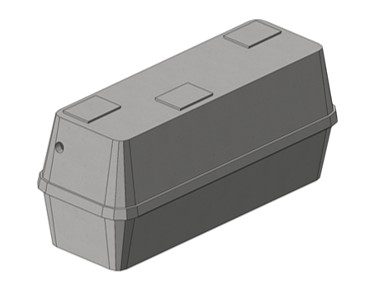 Precast Concrete - Septic Tank - Two Chamber Tank - EN Certified - Effluent - County Wexford - County Carlow - Co Wicklow - Co Kilkenny - 3500 litre tank