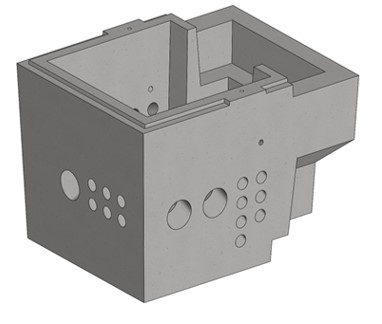 ESB Precast Concrete Mini Pillar Vault - ESB Boundary Box - Utility Chamber
