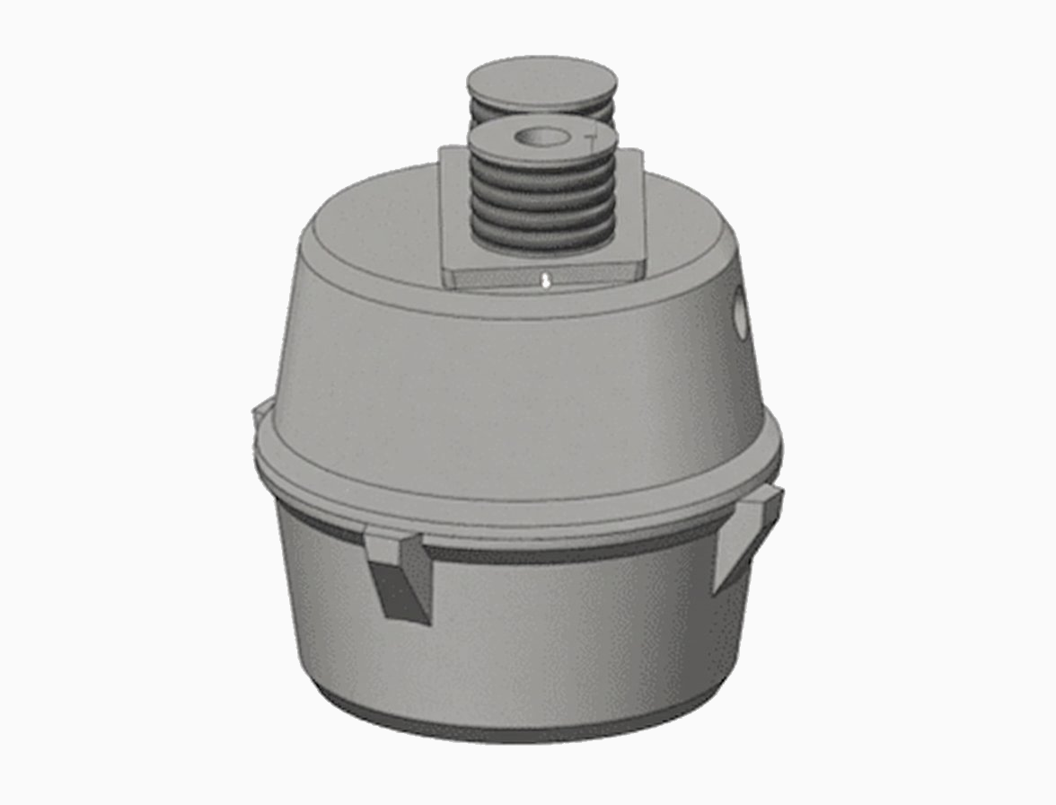 5500 litre three chamber precast septic tank side view Murphy Precast Wexford Ireland